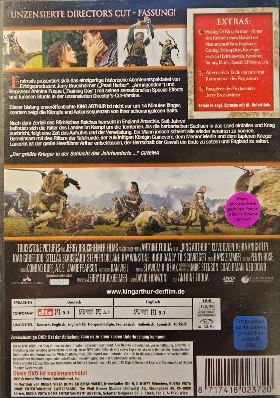 Alle DVDs: King Arthur – Gebraucht aus Wahlen b. Laufen von Cg10 1