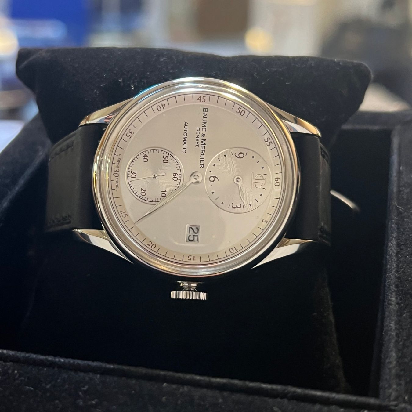 Baume & Mercier Uhren: Baume & Mercier Automatic Date Full Set 65573 – Gebraucht aus Carouge GE von Watchaser 6