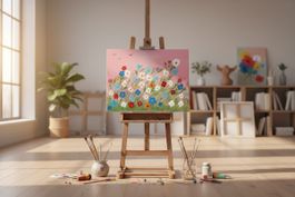 Lovely Flowerfield - by Altomare Armiento - Acryl Gemälde 