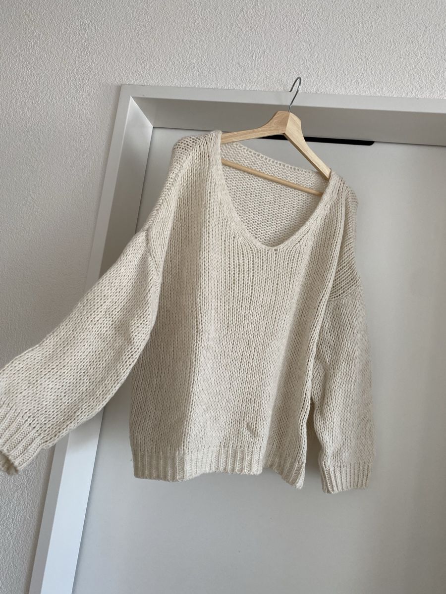 Pullover & Sweatshirts: Strickpullover beige grob gestrickt – Gebraucht aus Emmen von Linda-Bachmann 1