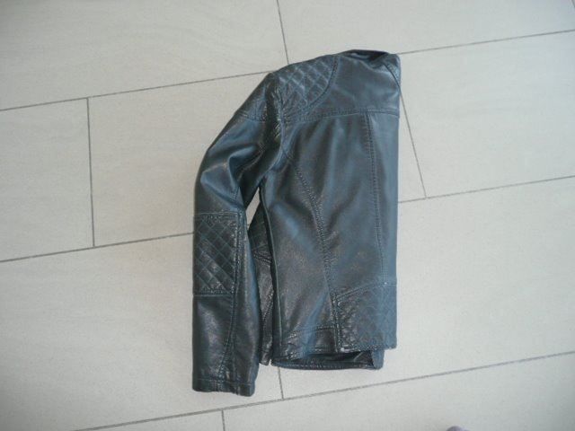 Jacken & Mäntel: Jacke aus Kunstleder blau Gr 152 – Gebraucht aus Zug von falama 4