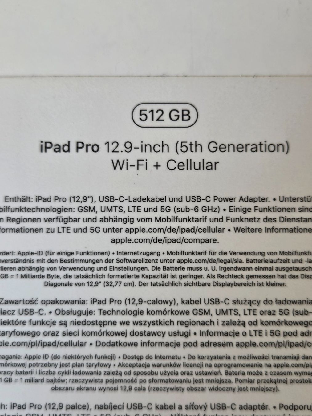 Apple Tablet PC: Apple iPad Pro M2 512GB WIFI + CELLULAR – Gebraucht aus Thonex von Luisc19 9
