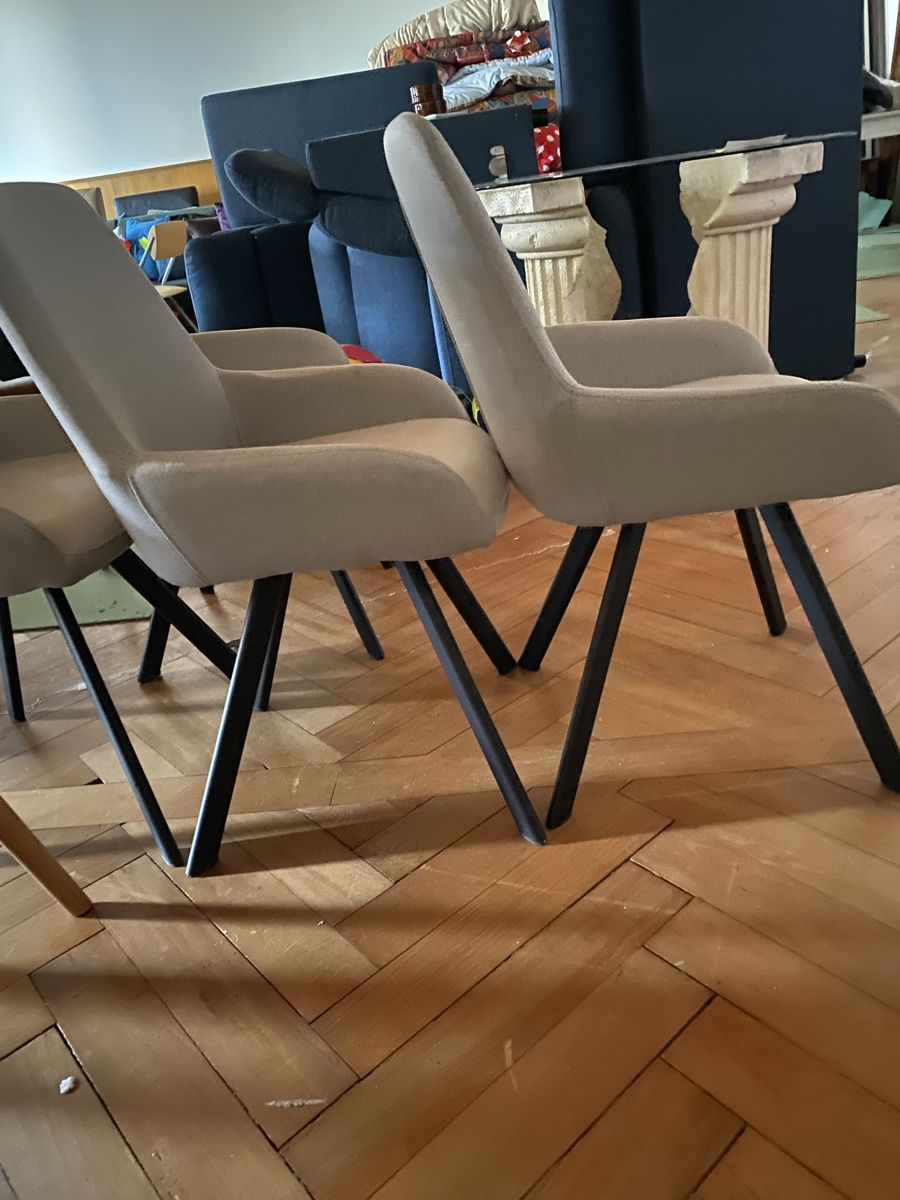 Stühle: 4 Stühle in Grau stoff Neuware – Neu (gemäss Beschreibung) aus Ettingen von inf_vhc7