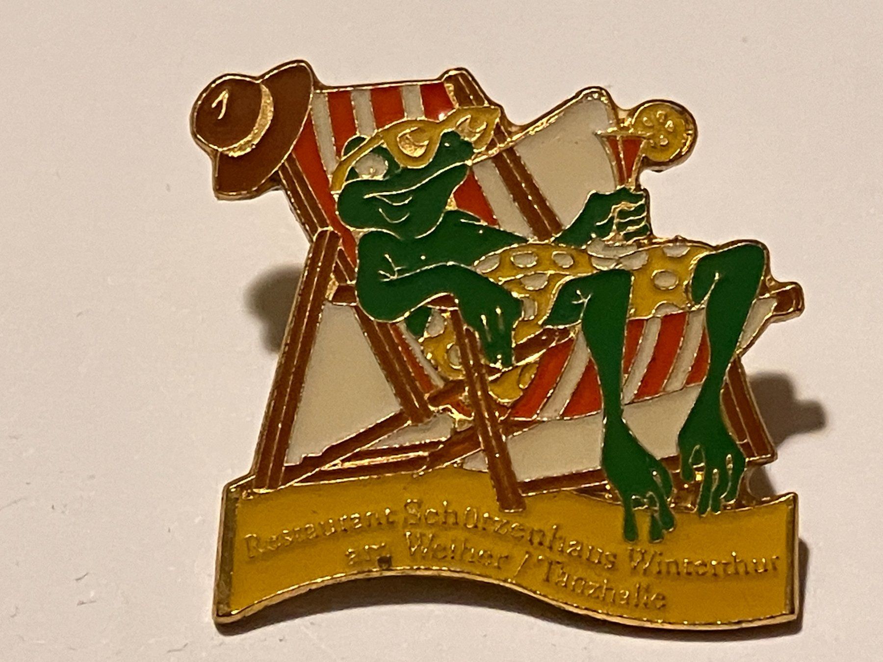 Placchette & Badge: 1 Pin Restaurant Schützenhaus Winterthur – Usato da Basel venduto da djwwpp