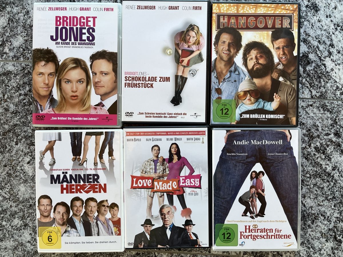 Alle DVDs: 6 Komödien DVDs – Gebraucht aus Chur von Moca17