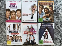 6 Komödien DVDs
