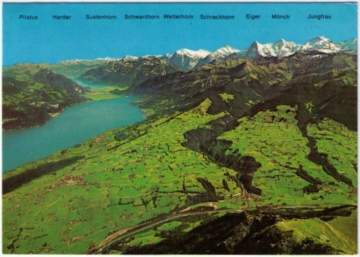 Cartes postales: Niesen - Blick Richtung Brienzersee – D'occasion à Binningen par Mountainrider
