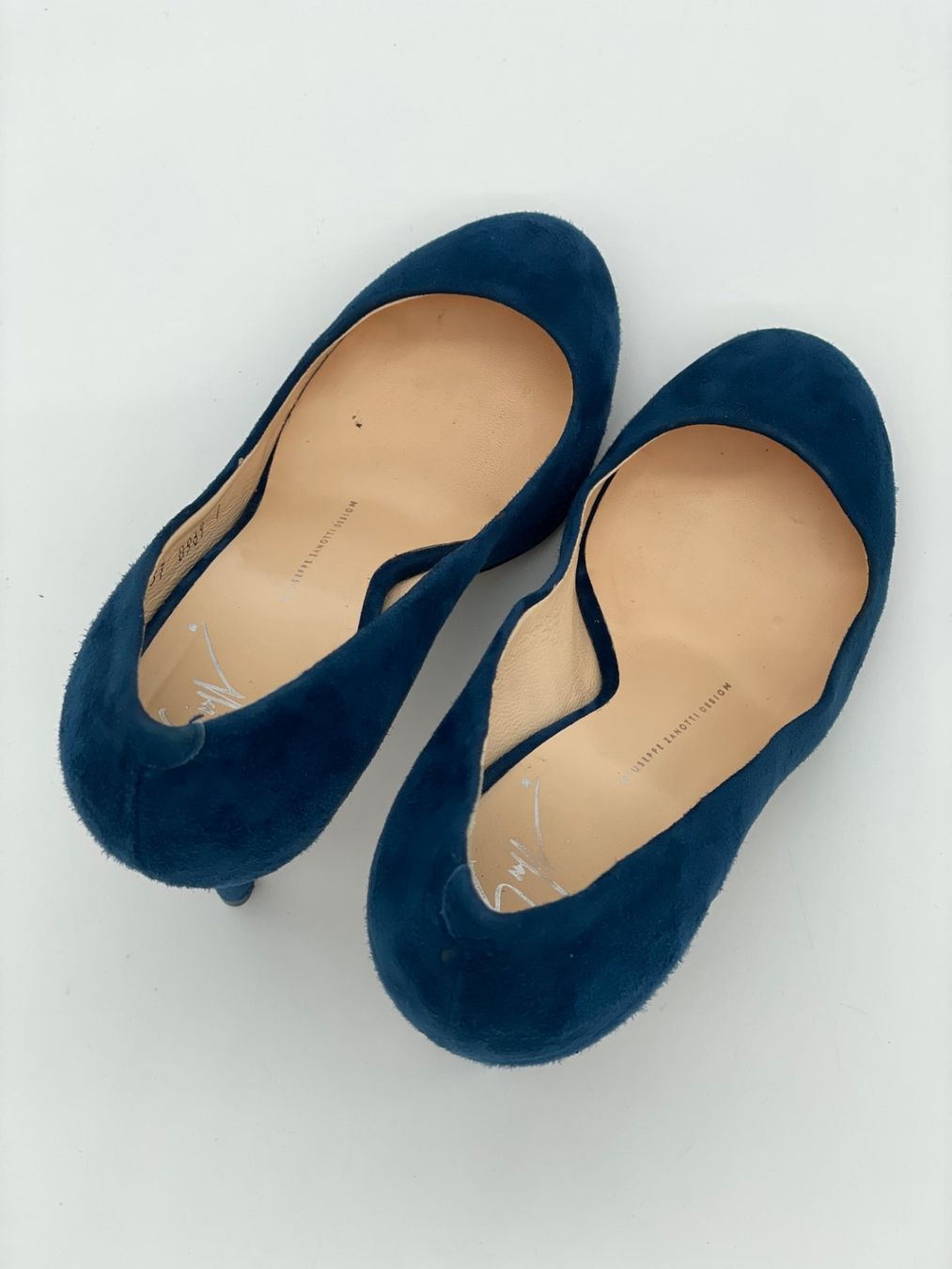 Zanotti Scarpe da donna: Giuseppe Zanotti Suede Round Toe Pump EU 37 Blau – Usato da Zürich venduto da shoe_shop 3