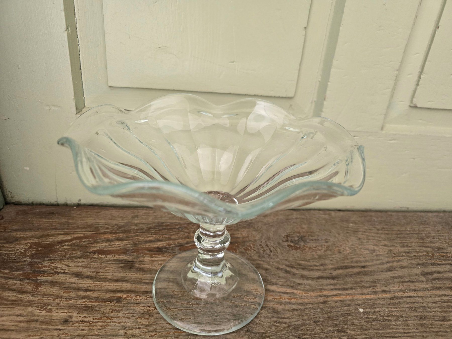 Schalen: Glas: elegante Glas-Fruchtschale/Dessertschale – Gebraucht aus Romanshorn von Rachacha 3