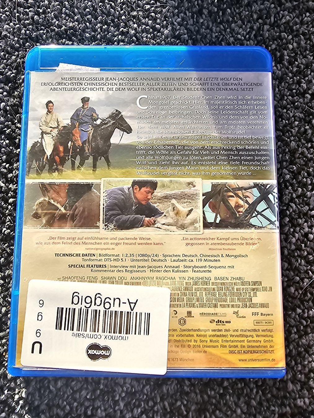 Tutti i DVDs: Der letzte Wolf Blu-ray – Usato da Ruswil venduto da jan_bxl5 1