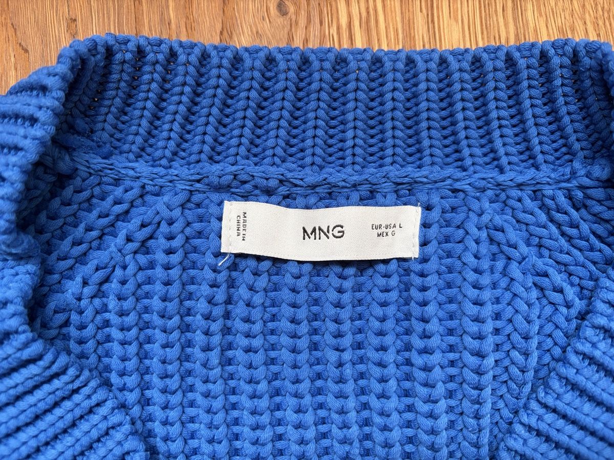 Mango Pullover & Sweatshirts: Blauer Pullover / Pull bleu Mango - L – Neu (gemäss Beschreibung) aus Thalwil von Salome89CH 2
