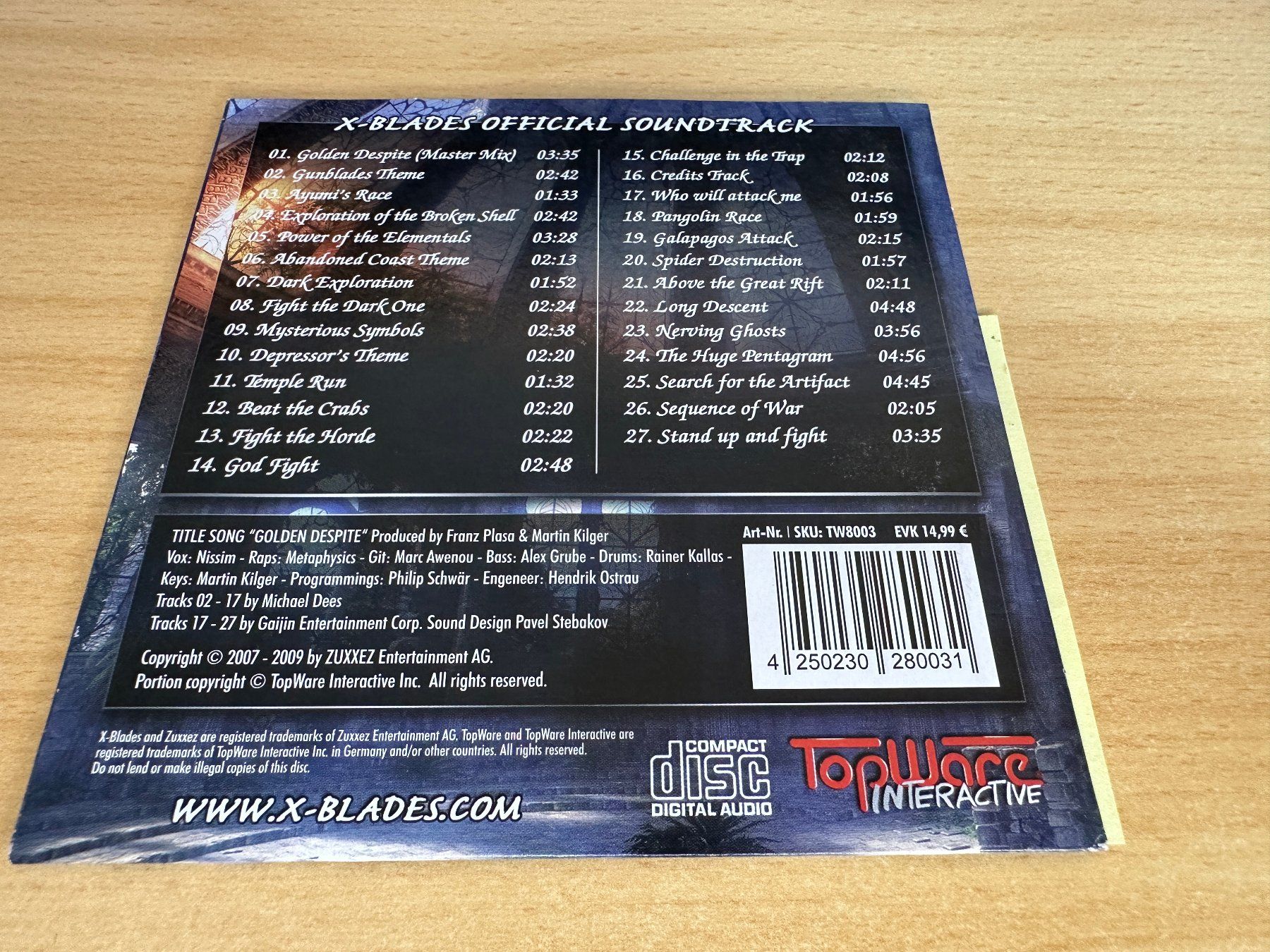 CDs: Various Artists - X-Blades Soundtrack – Gebraucht aus Rikon im Tösstal von Alpenmutz 1