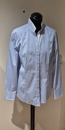 Elegante Bluse, gestreift, Gr. 42/4 4- Van Laak Top Zustand!