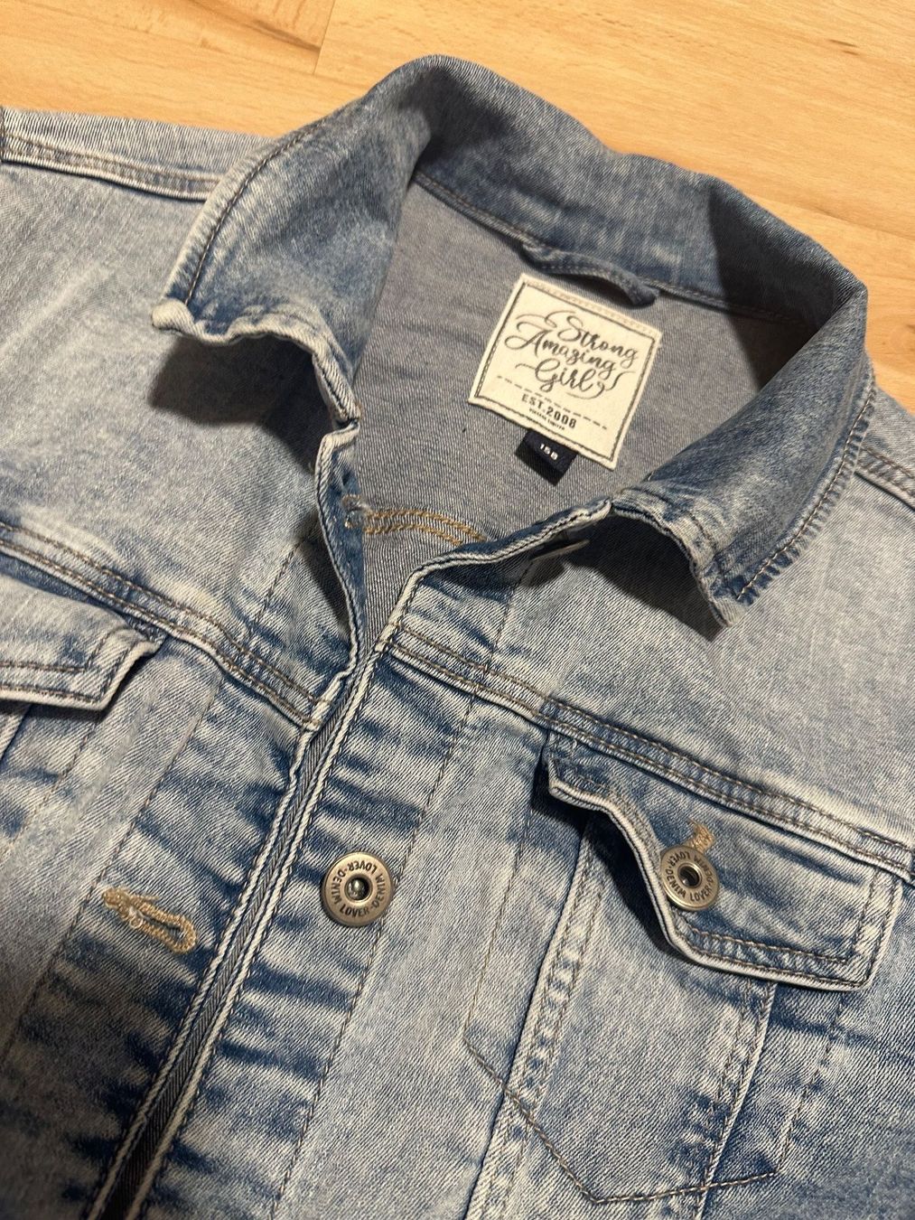 Jacken & Mäntel: Jeansjacke, Gr. 158, neuwertig! – Gebraucht aus Berg SG von ES78 2