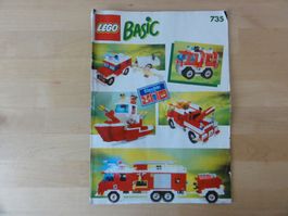 LEGO Basic 735 Bauanleitung (Jahr 1990)