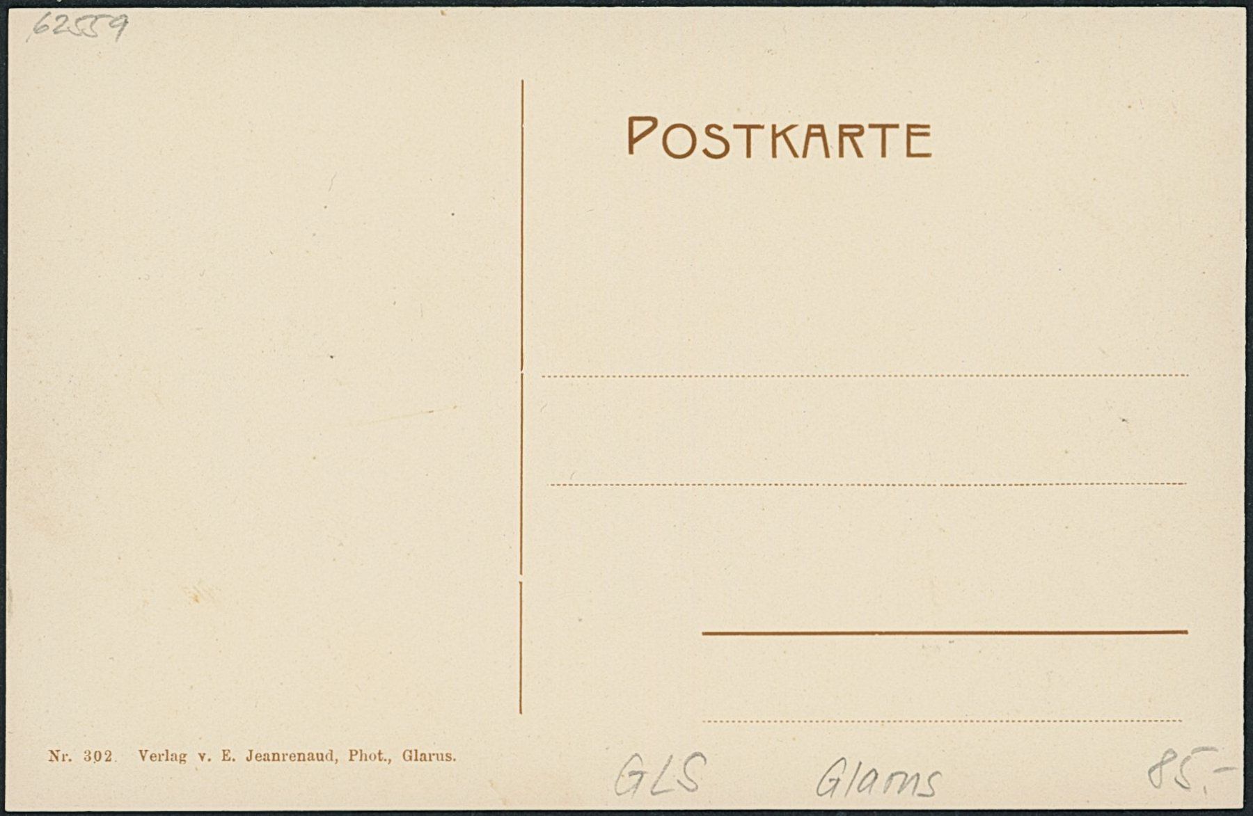 Cartes postales: GLS Glarus – Neuf (Voir description) à Schindellegi par dolpitz 1