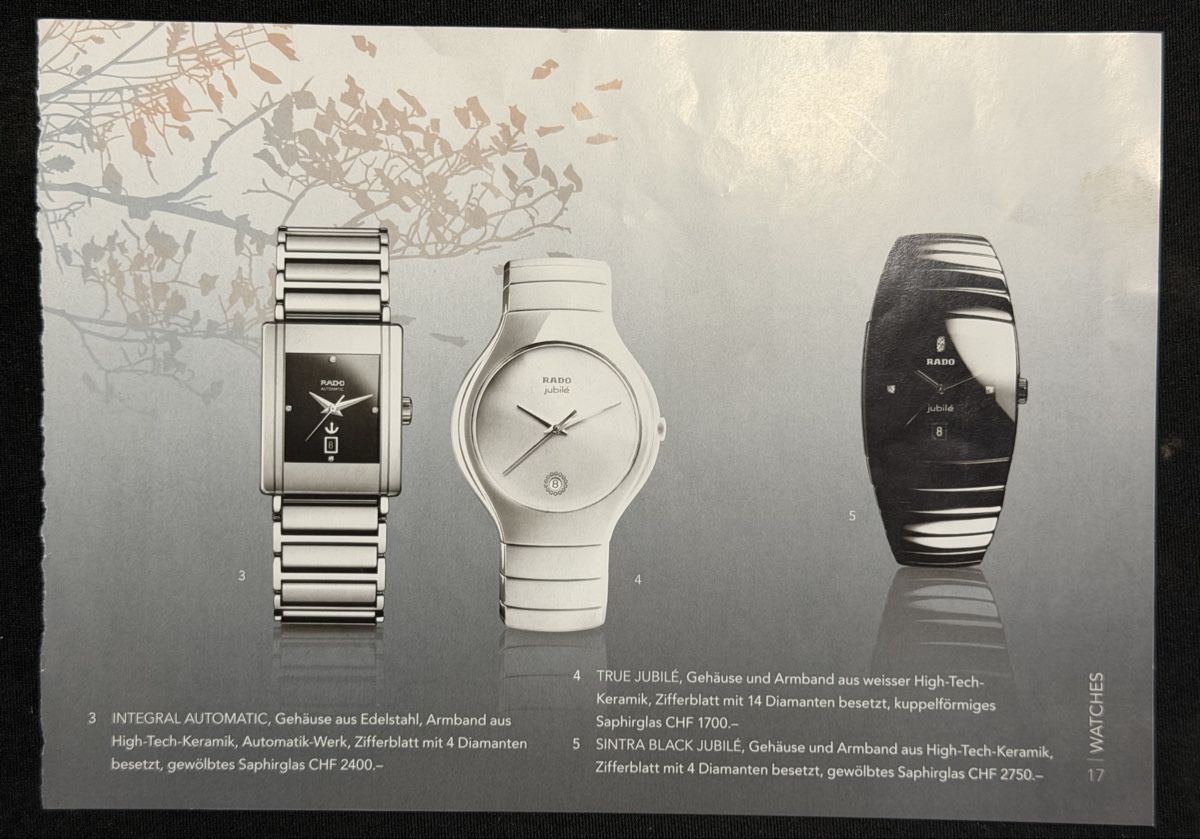Rado Orologi: RADO Sintra Black Jubilé – Usato da Rümlang venduto da Wantedjoe 8