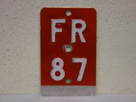 FR 87 VELONUMMER - FAHRRADSCHILD