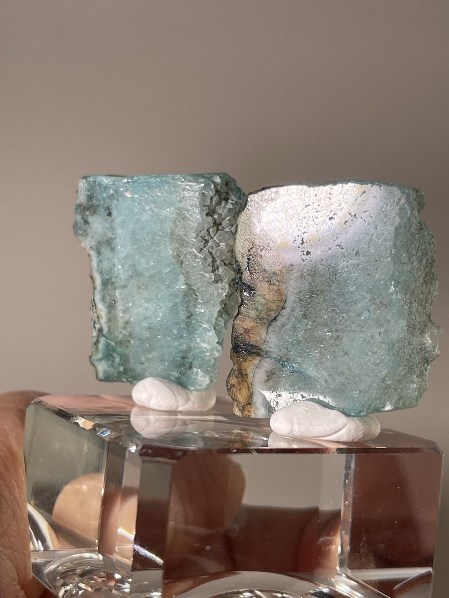 Pietre preziose: 2✖️Blaugebänderte Achate ca.2cm – Nuovo (secondo la descrizione) da Schiers venduto da sisikristall 1