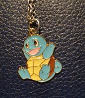 Pokemon Halskette farbe silber Anhänger 🔝 Schiggy 🔝 (NEU)
