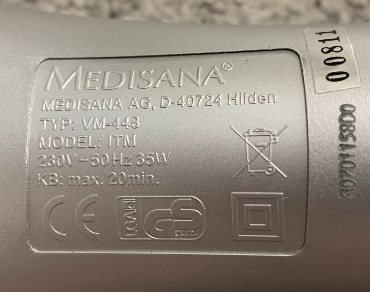 Medisana Appareils de massage: Massagegerät  – D'occasion à Esslingen par Gargamel011 5