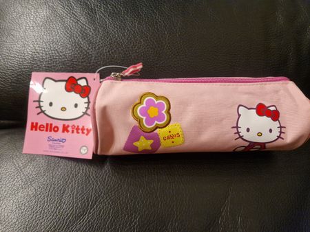 Trousse Scolaire Hello Kitty Rose Neuve