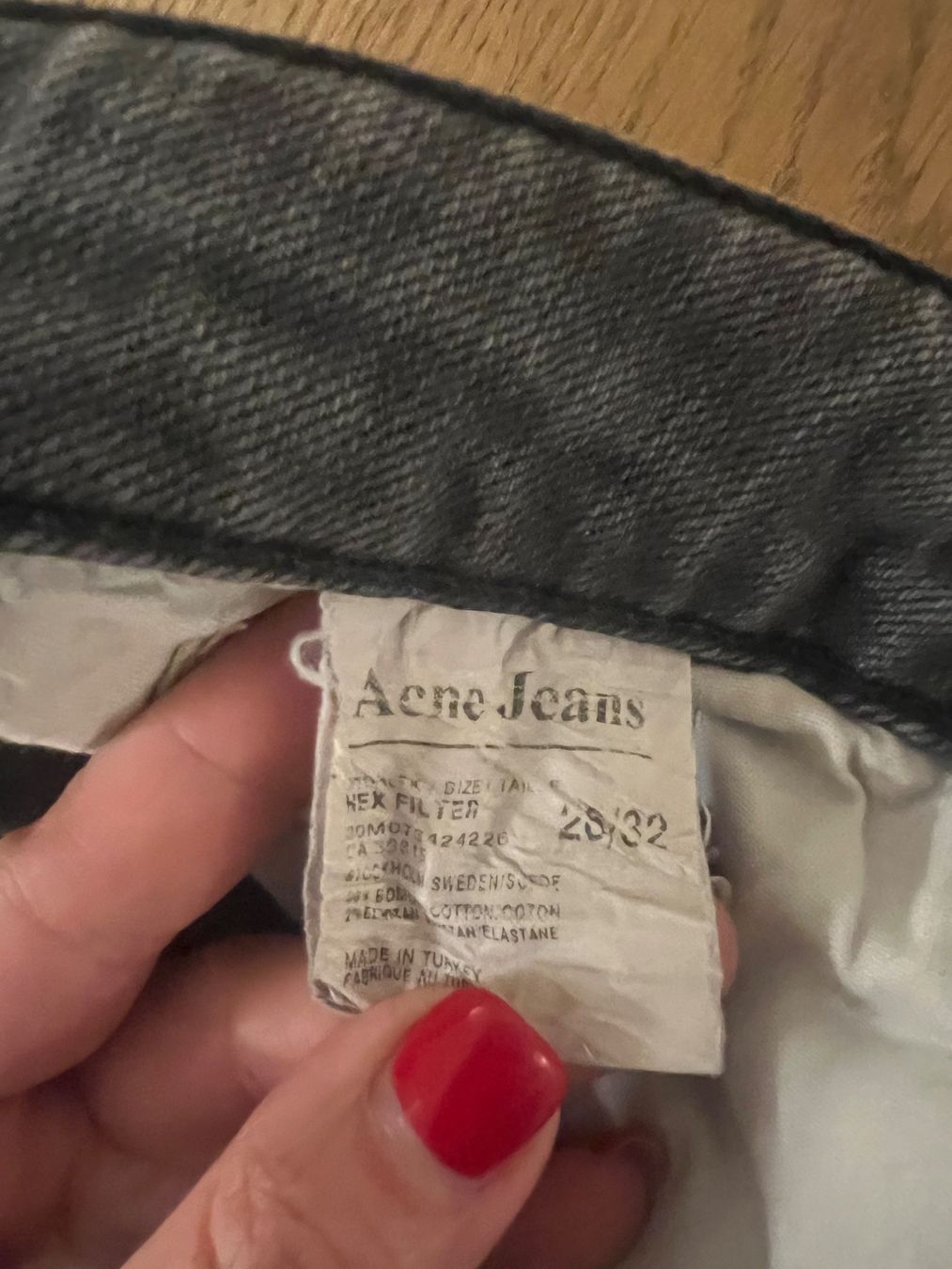 Acne Studios Jeans: Acne Jeans Gr. 26/32 Grau Klassiker – Gebraucht aus Ebmatingen von dartim 4