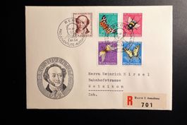 1954 FDC Bildnis Jeremias Gotthelf usw.
