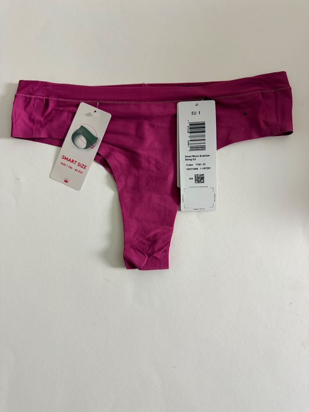 Triumph Altra biancheria intima: TRIUMPH, Brazilian String SMART MICRO, Grösse 1 (36-42),Rosa – Nuovo e nell'imballaggio originale da Rudolfstetten venduto da gst_g7xl
