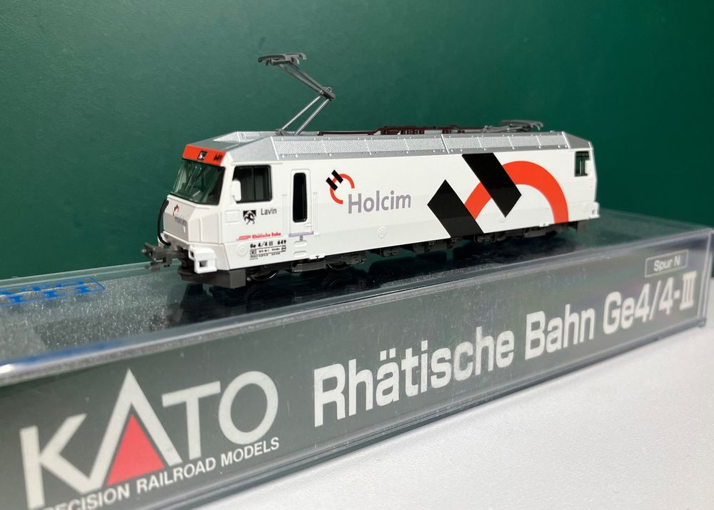 Kato RhB Ge4/4’’’ Holcim Neuwertig Analog (Neu (gemäss Beschreibung ...