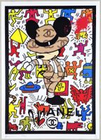 Death NYC Ltd Ed Pop Art Druck " Haring Jackson Mickey Mouse