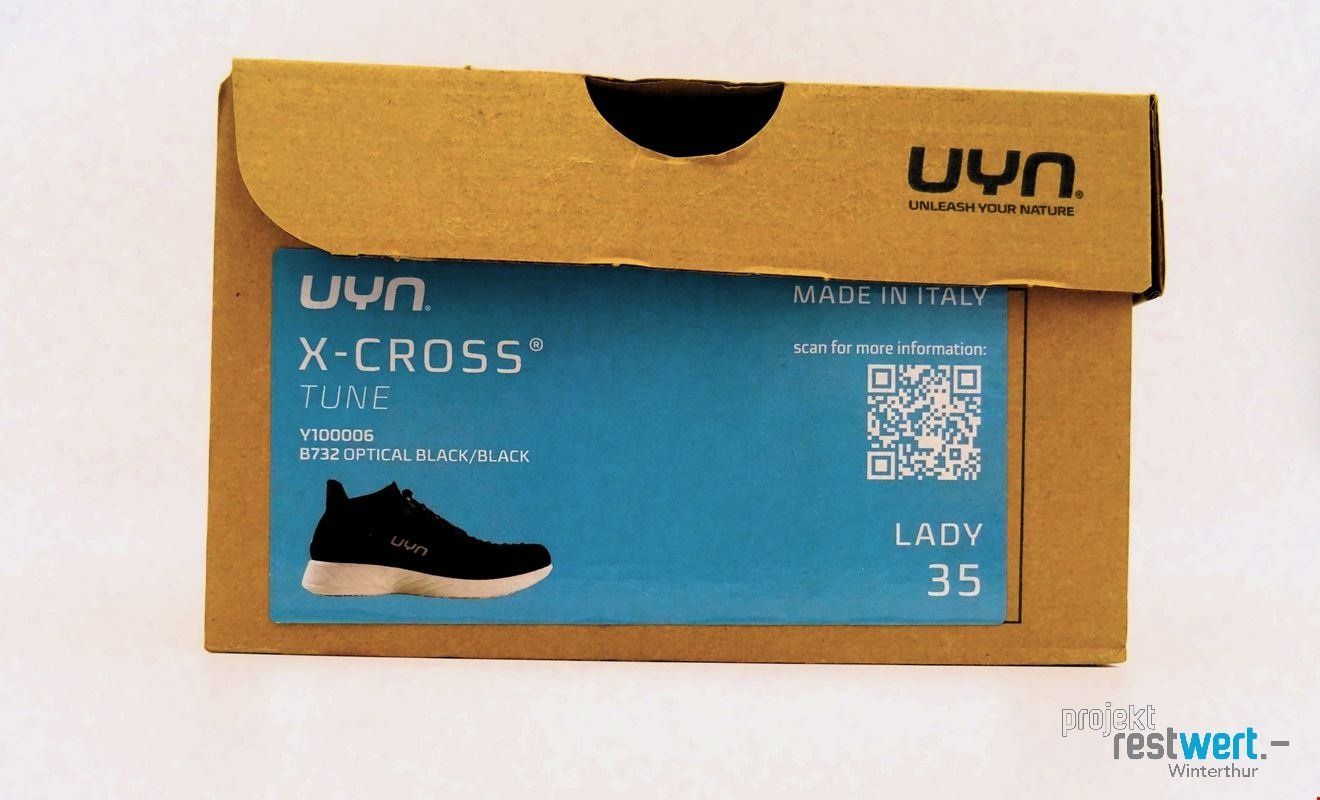 UYN Scarpe da donna: UYN X-CROSS TUNE, OPTICAL BLACK/BLACK, GR. 35 – Nuovo (secondo la descrizione) da Winterthur venduto da Restwert_Winterthur 5