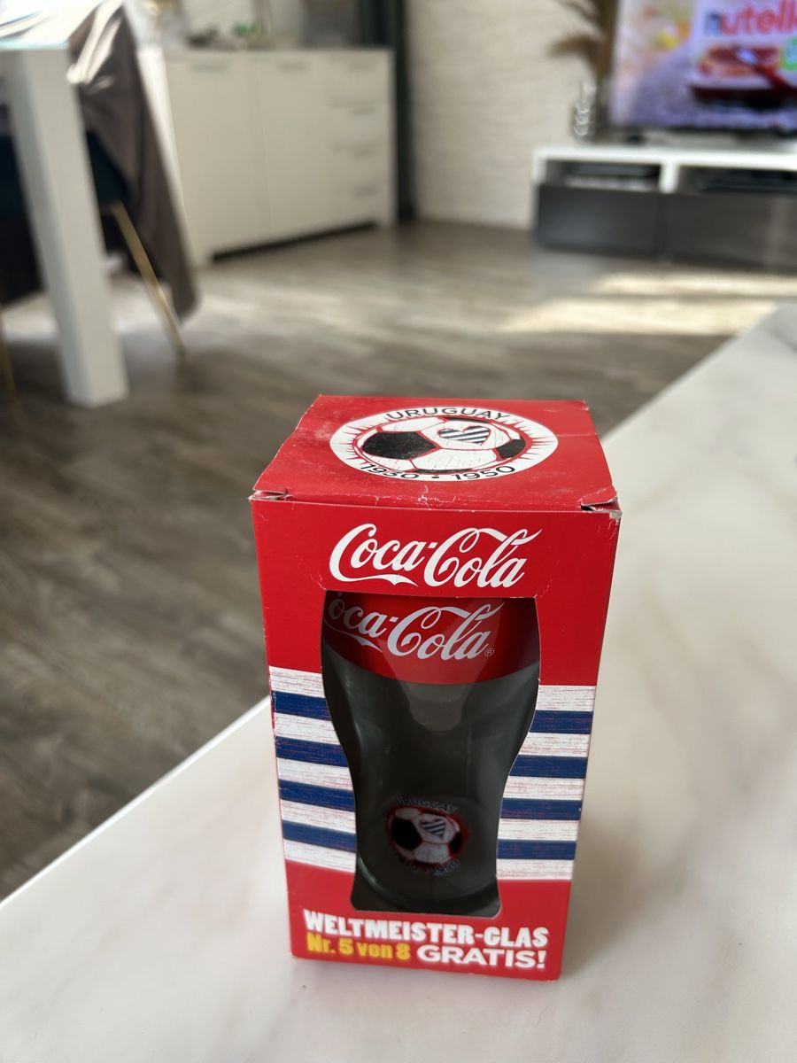 Coca-Cola Bicchieri: Coca-cola Glas Uruguay 1930.1950 – Nuovo e nell'imballaggio originale da Liestal venduto da Htop 4