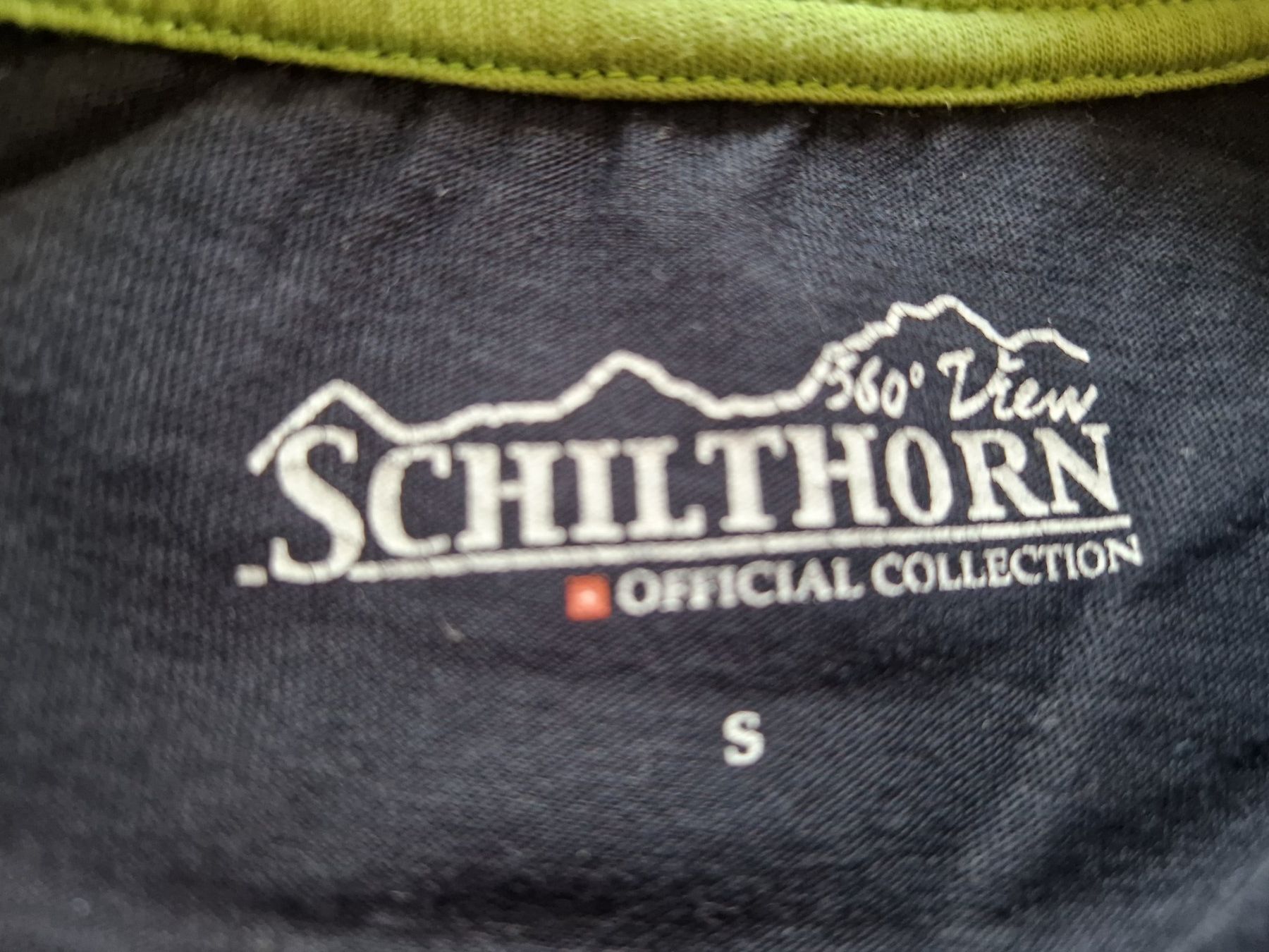 T-shirt: Schilthorn Langarmshirt schwarz S – Usato da MUEHLAU venduto da ibo_5c7d 1