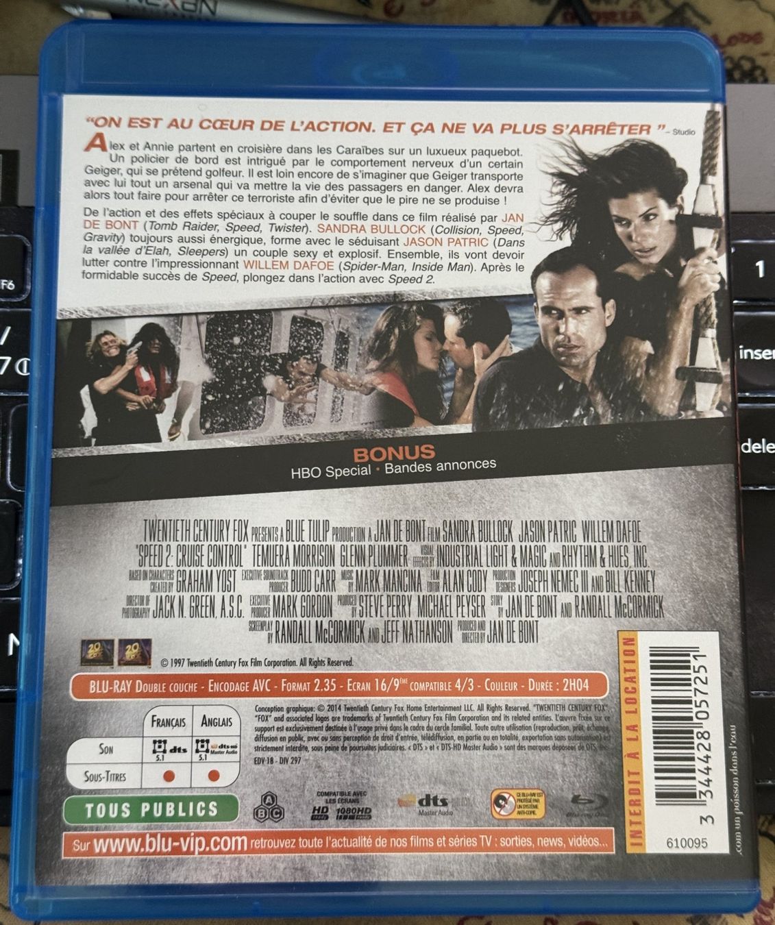 Tutti i DVDs: Speed 2 : Cap sur le danger (1997) - Blu-ray – Nuovo e nell'imballaggio originale da Semsales venduto da __Florian__ 2