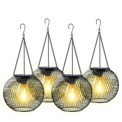 Lampade: 4x Hängende Solarlampen Metall IP65 – Usato da Nuglar venduto da SaleRitter 1