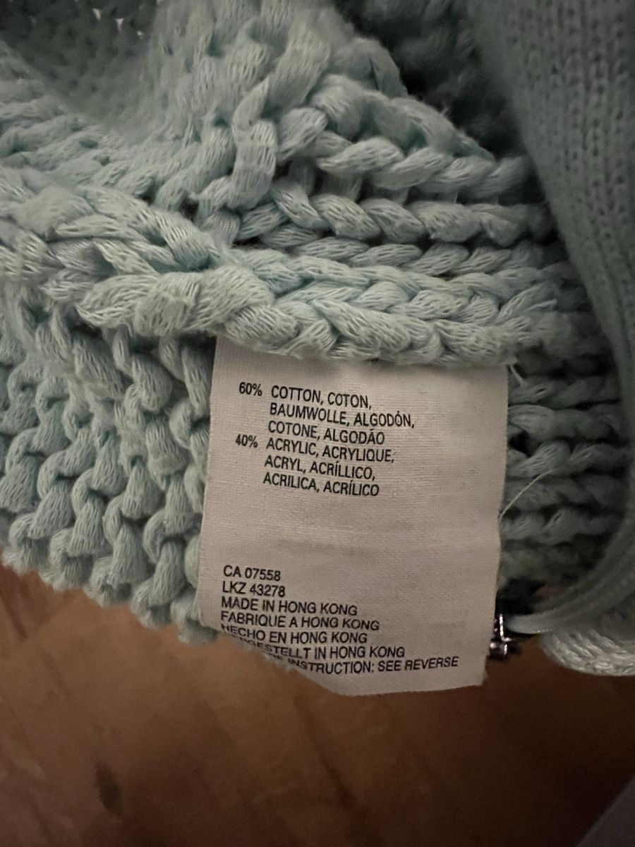 Esprit Maglioni & Felpe: edc by Esprit Cardigan, size S, knitted, mint green. – Difettoso da Basel venduto da Harper.G 6