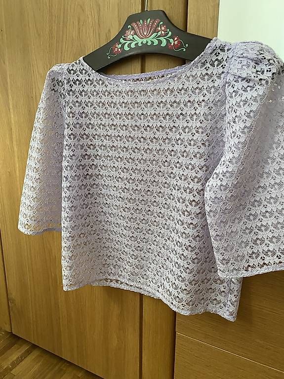 Top: Spitzenoberteil lila American Apparel – Usato da Zürich venduto da sinka