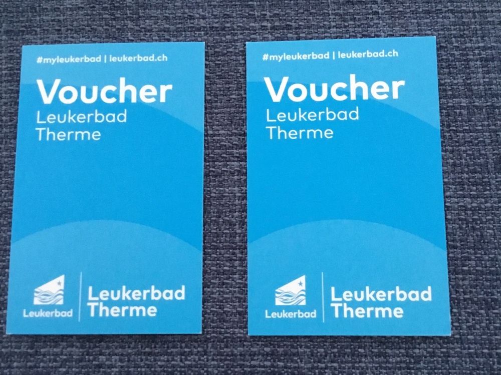 2 EINTRITTE FÜR LEUKERBAD THERME (Neu und originalverpackt) in Schüpfen ...