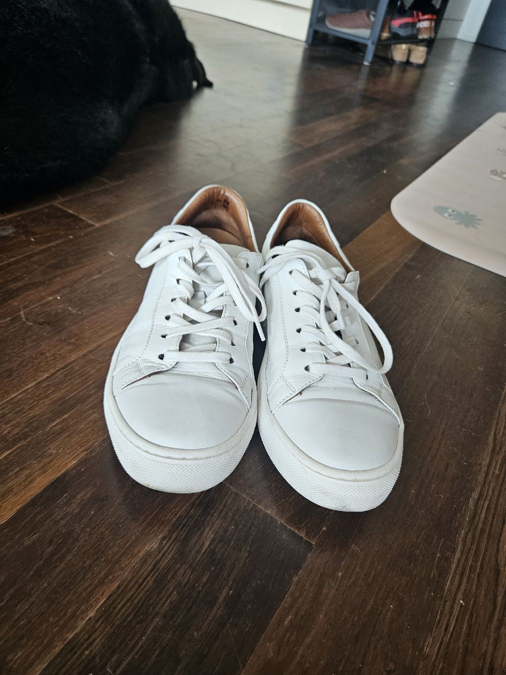 Scarpe da donna: White leather sneakers  – Usato da Affoltern am Albis venduto da Katarinushka 1
