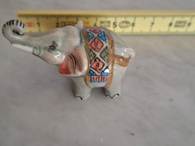 Statuette: Handgemalen Kleiner Elefant – Usato da Udligenswil venduto da m-nikolic 1