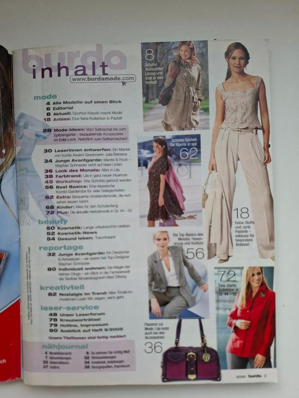 Schnittmuster: Burda Modemagazin Nähen mit Schnittmusterbogen – Neu (gemäss Beschreibung) aus Oensingen von WeApSo45 1
