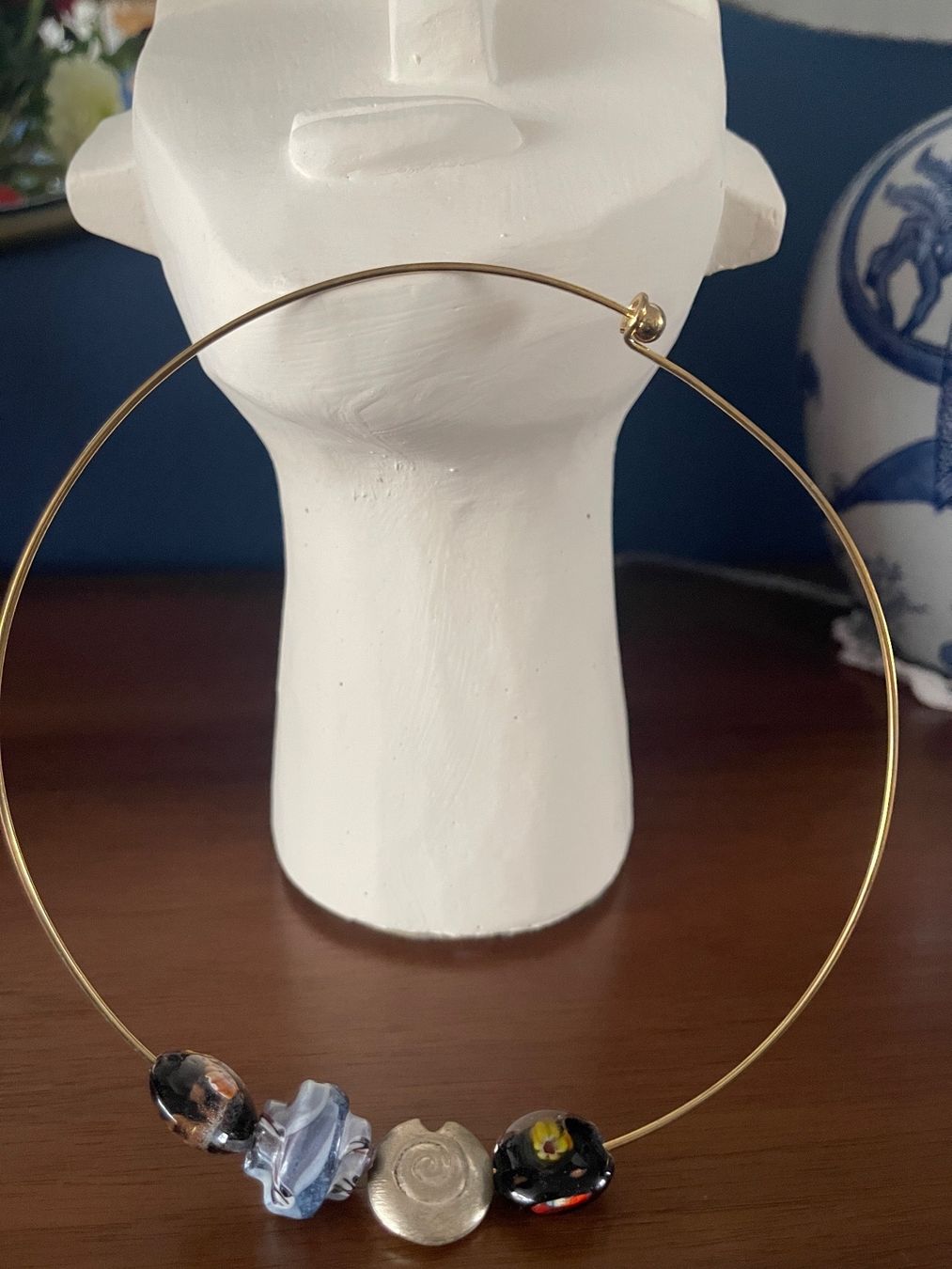 Catenine: HALSSPANGE Murano Glasperlen – Nuovo (secondo la descrizione) da Zürich venduto da STYLEHAUS 4