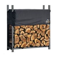 Kaminholzregal Holzlager 120cm mit Cover