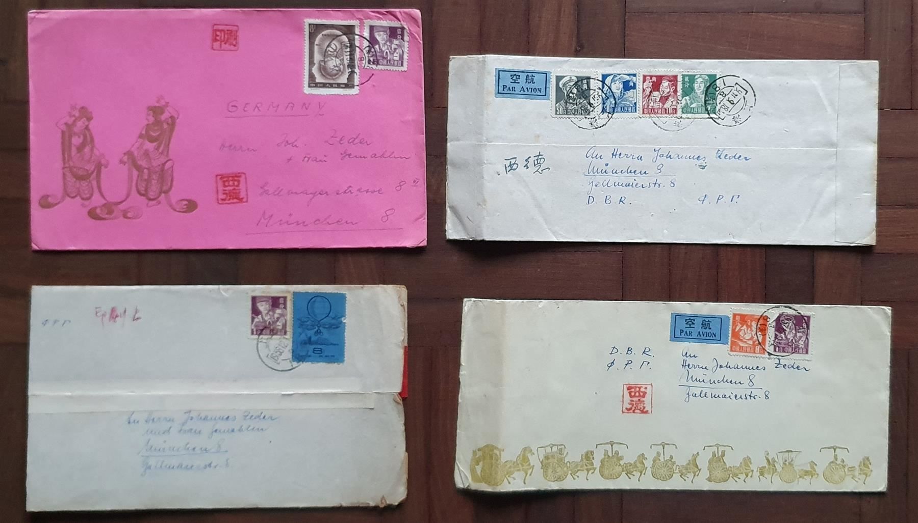 Alle Briefmarken: Lot Briefe und Belege China – Gebraucht aus Kreuzlingen von Rschweiz1 3