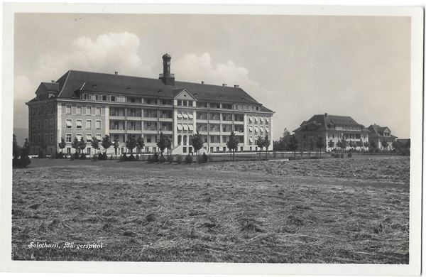 Cartoline postali: Solothurn Bürgerspital – Usato da Olten venduto da clotaldi