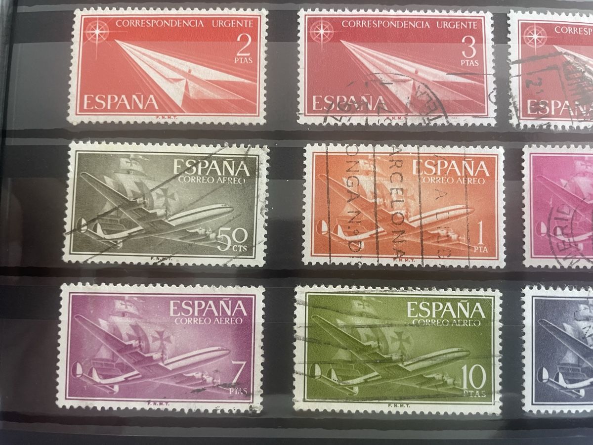 Alle Briefmarken: Briefmarken Set Spanien Luftpost gebrauchter Zustand – Gebraucht aus Buchs AG von fpatricia 1