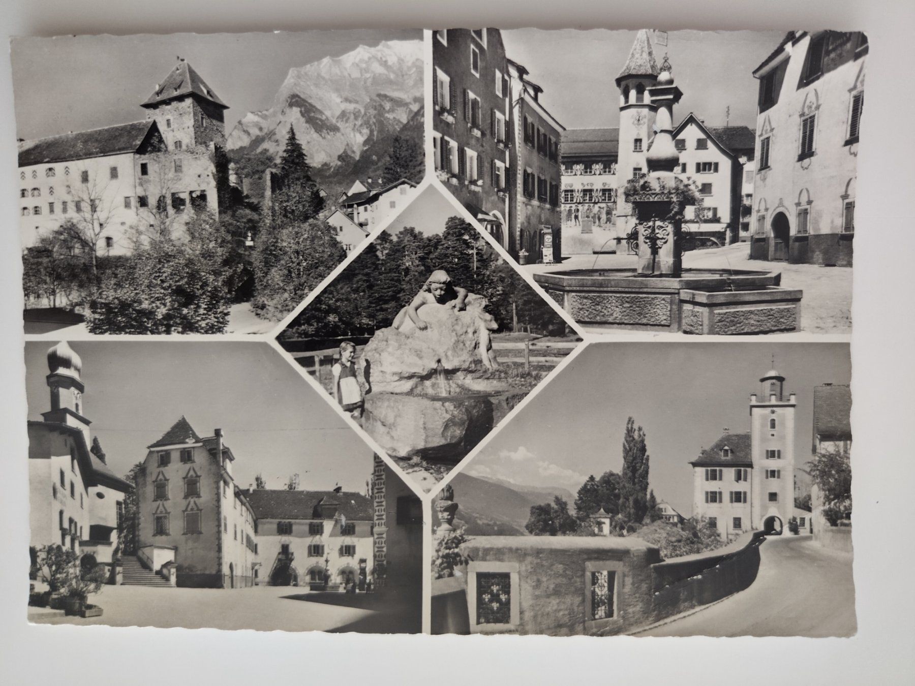 Cartoline postali: Maienfeld 5 Bild AK alt – Difettoso da Ohmstal venduto da Lebensfreude05