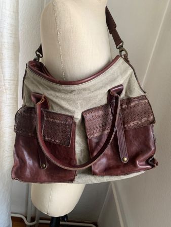 Edle Handtasche luciano gelisio Italy  vintage Look