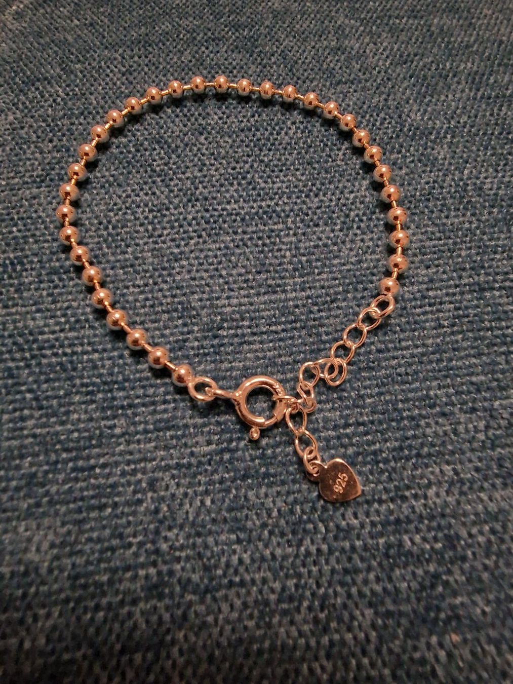 Bracciali & Braccialetti: Armkette Kugelkette 925 Silber neu – Nuovo e nell'imballaggio originale da Baar venduto da romesds88